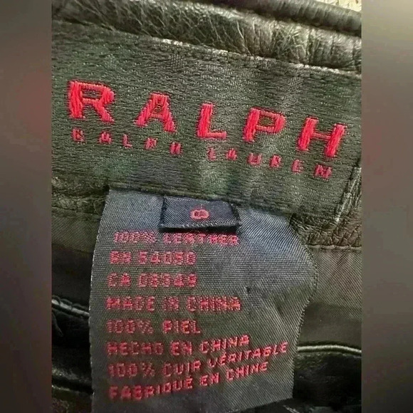 Ralph Lauren Vintage 100% Leather Women's Pants (354) - Picture 11 of 12